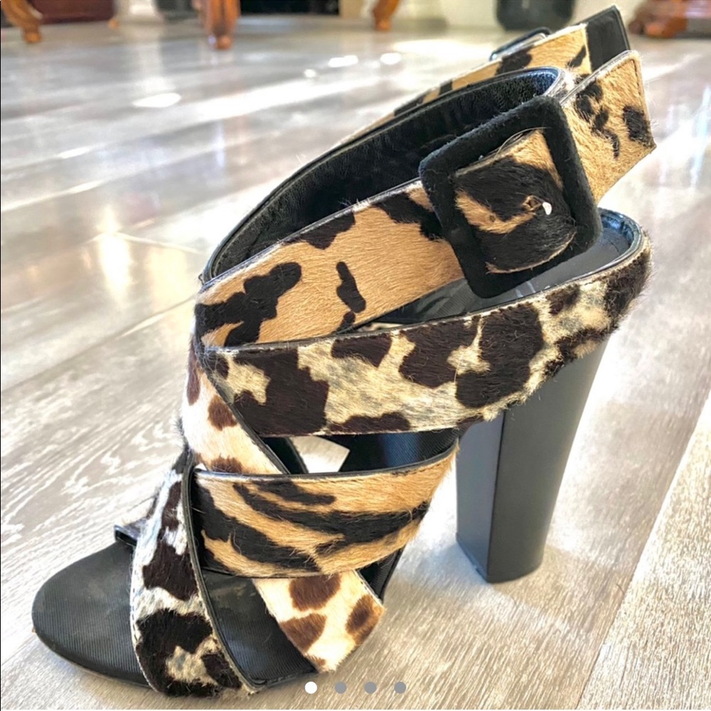 Giuseppe Zanotti animal print heels